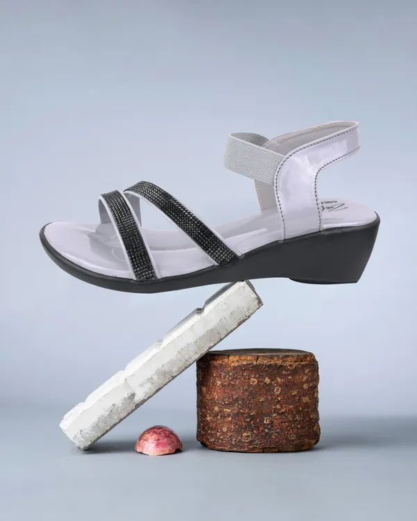 Grey_Patent_Leather_Embellished_Strap_Wedge_Sandals_For_Women