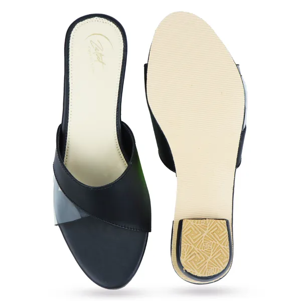 Black_Synthetic_Leather_Flat_Open_Toe_Sandals_For_Women