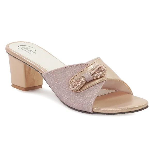 Rose_Gold_Synthetic_Glitter_Bow_Cross_Strap_Block_Heel_Sandals_For_Women
