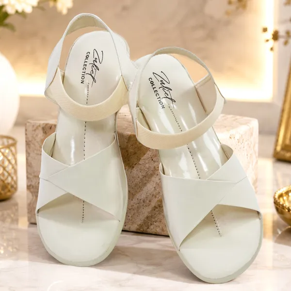 White_Patent_Leather_Open_Toe_Wedge_Sandals_For_Women