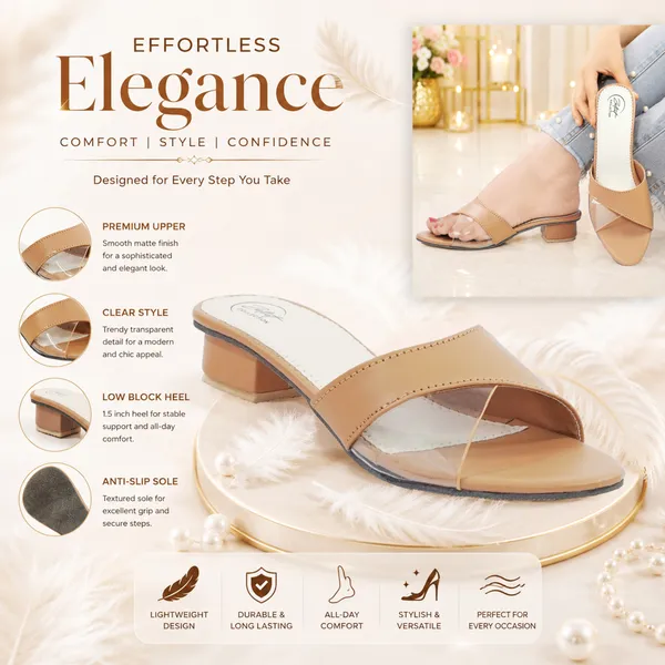 Tan_Synthetic_Leather_Flat_Open_Toe_Sandals_For_Women