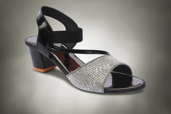 Black_Synthetic_Textured_Strap_Wedge_Sandals_For_Women