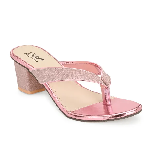 Pink_Metallic_Crossover_Strap_Block_Heel_Sandals_For_Women