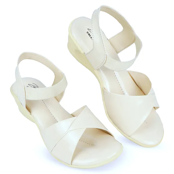White_Patent_Leather_Open_Toe_Wedge_Sandals_For_Women