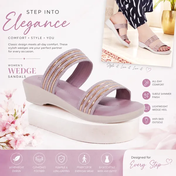 Pink_Synthetic_Glitter_Multi-Strap_Wedge_Sandals_For_Women