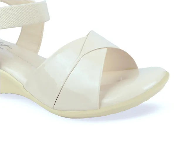 White_Patent_Leather_Open_Toe_Wedge_Sandals_For_Women