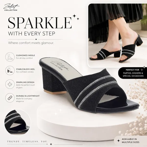 Black_Synthetic_Embellished_Block_Heel_Mule_Sandals_For_Women
