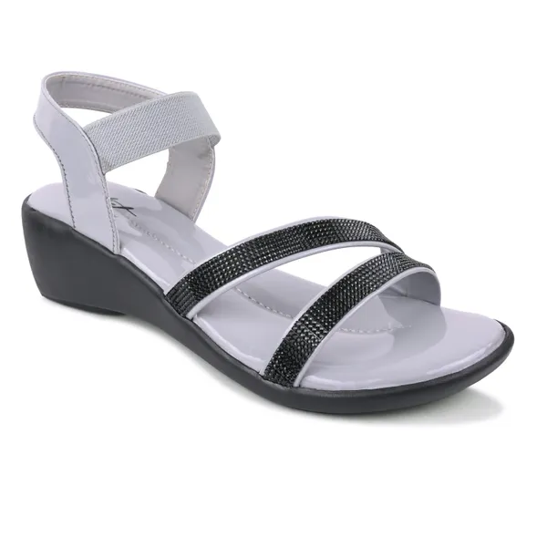 Grey_Patent_Leather_Embellished_Strap_Wedge_Sandals_For_Women