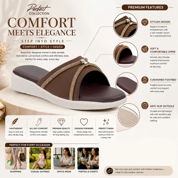 Brown_Synthetic_Leather_Glitter_Embellished_Platform_Slides_For_Women