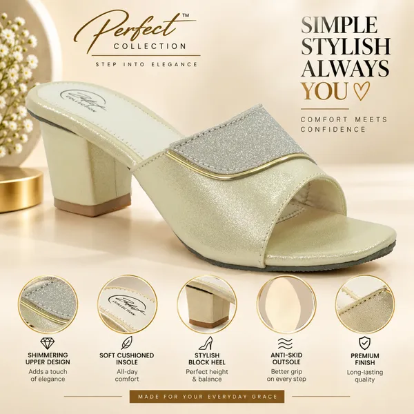Gold_Synthetic_Block_Heel_Open_Toe_Mules_For_Women