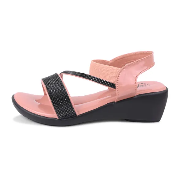 Pink_Patent_Leather_Ankle_Strap_Wedge_Sandals_For_Women