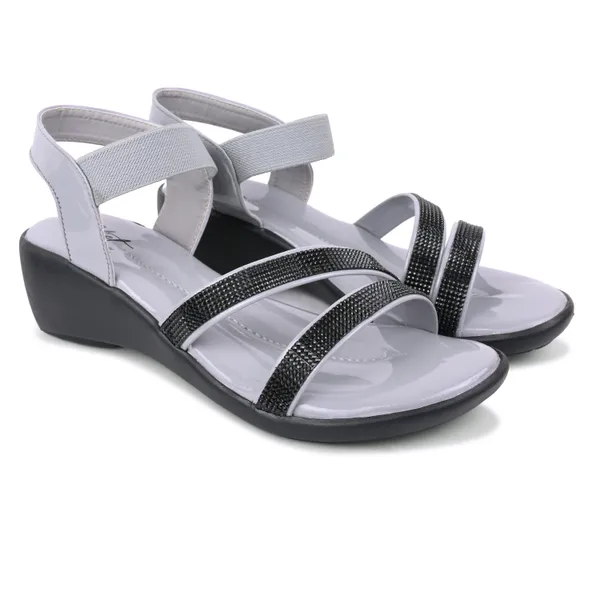 Grey_Patent_Leather_Embellished_Strap_Wedge_Sandals_For_Women