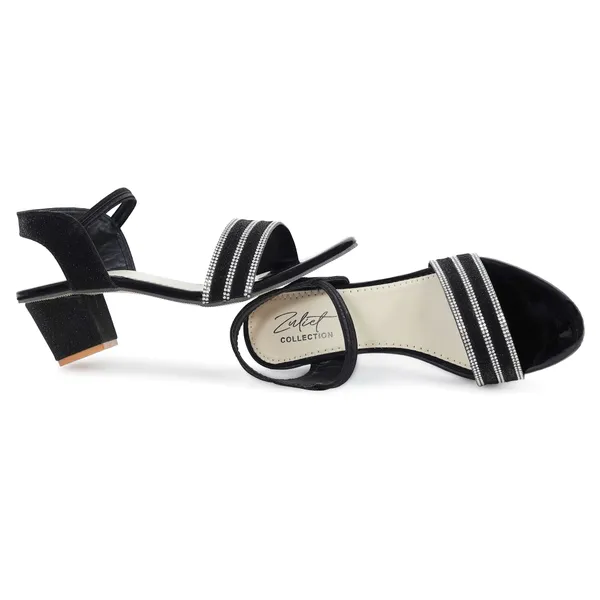 Black_Synthetic_Embellished_Ankle_Strap_Block_Heel_Sandals_For_Women