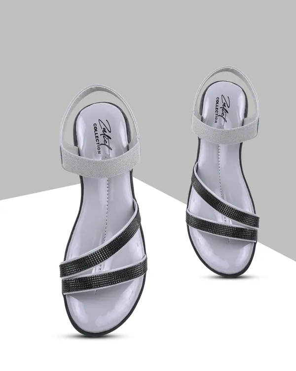 Grey_Patent_Leather_Embellished_Strap_Wedge_Sandals_For_Women