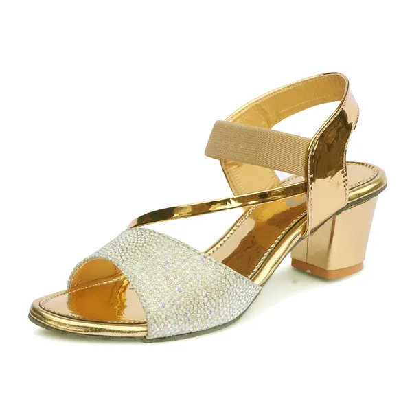 Gold_Synthetic_Metallic_Block_Heel_Sandals_For_Women