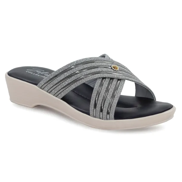 Grey_Synthetic_Crisscross_Strap_Wedge_Sandals_For_Women