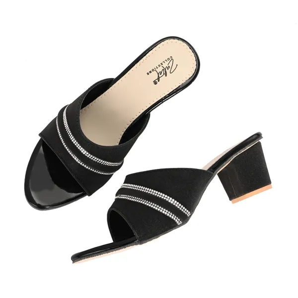 Black_Synthetic_Embellished_Block_Heel_Mule_Sandals_For_Women