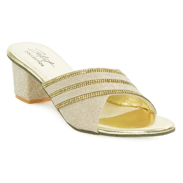 Gold_Glitter_Slip_On_Wedge_Sandals_For_Women