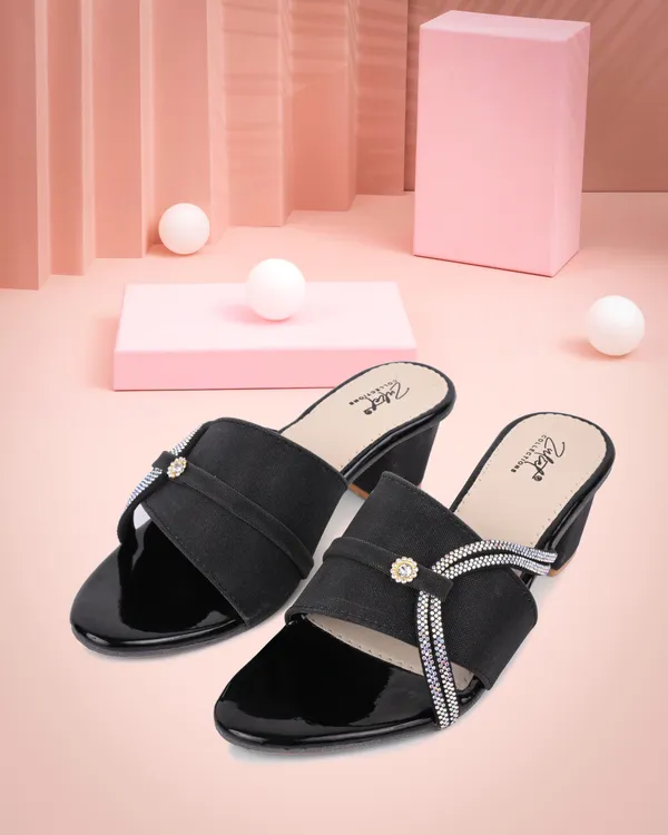 Black_Synthetic_Embellished_Block_Heel_Sandals_For_Women