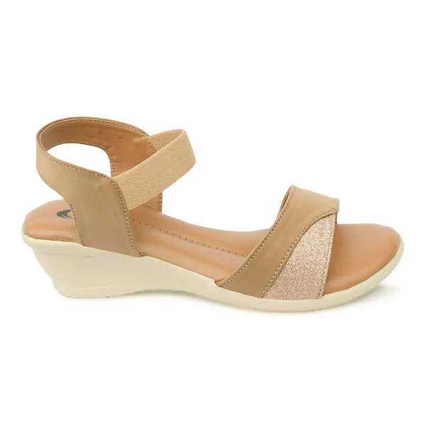 Beige_Synthetic_Leather_Glitter_Strap_Wedge_Sandals_For_Women
