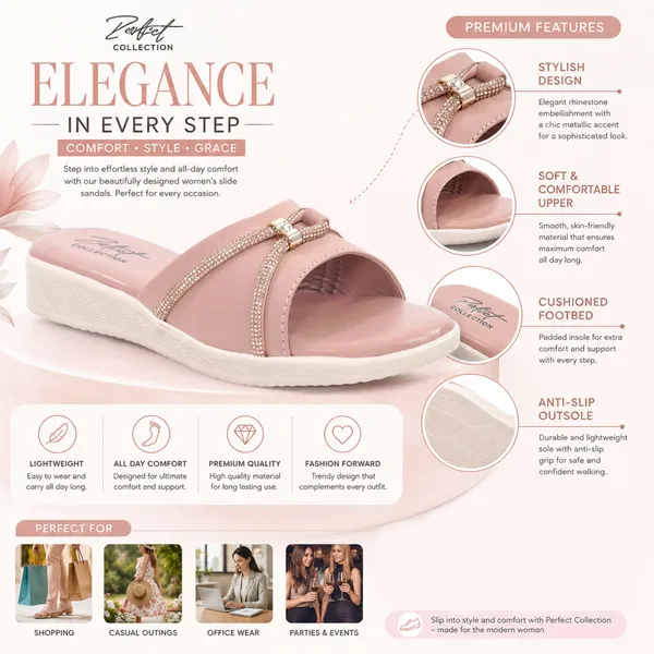 Pink_Synthetic_Leather_Embellished_Slip-On_Sliders_For_Women