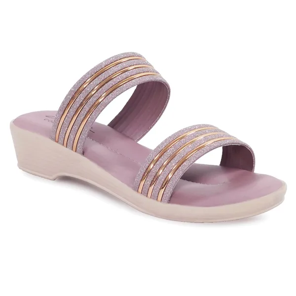 Pink_Synthetic_Glitter_Multi-Strap_Wedge_Sandals_For_Women