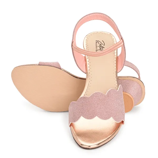 Pink_Glitter_Scalloped_Strap_Block_Heel_Sandals_For_Women