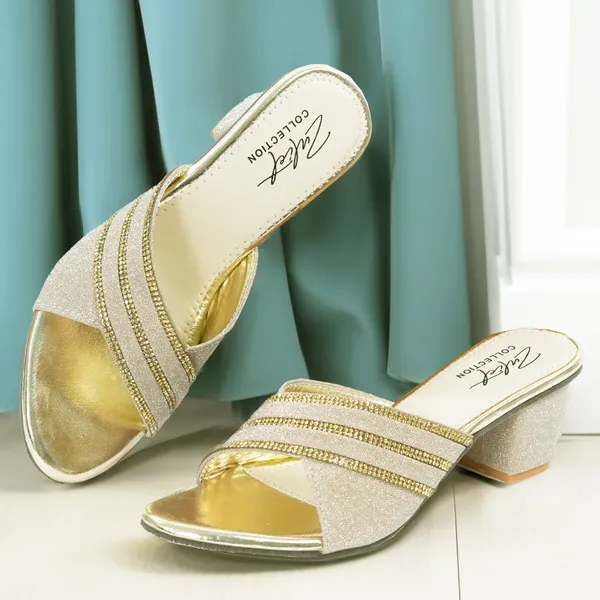 Gold_Glitter_Slip_On_Wedge_Sandals_For_Women