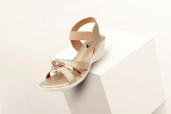 Beige_Synthetic_Leather_Bow_Detail_Ankle_Strap_Wedge_Sandals_For_Women