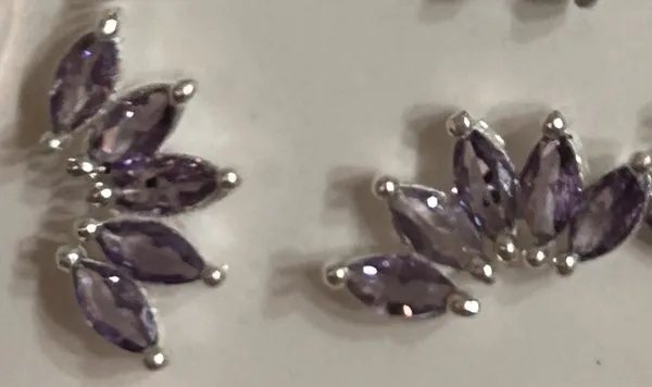 Purple_925_Silver_Stone_Floral_Stud_Earrings_For_Women