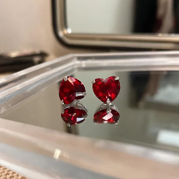 Red_925_Silver_Heart_Stud_Earrings_For_Women