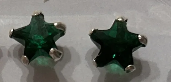 Green_925_Sterling_Star_Stone_Stud_Earrings_For_Women