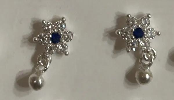 Silver_925_Silver_Floral_Crystal_Drop_Earrings_For_Women