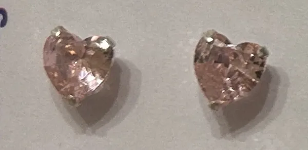 Rose_Gold_925_Silver_Heart_Stud_Earrings_For_Women
