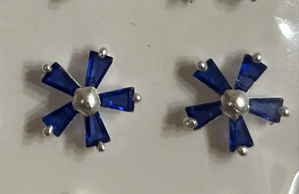 Blue_925_Silver_Floral_Hair_Clips_For_Women