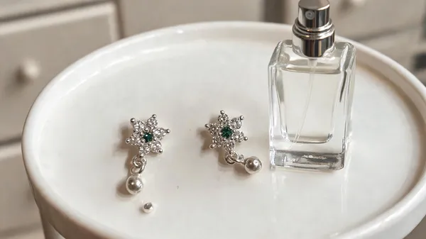 Silver_925_Silver_Floral_Drop_Earrings_For_Women