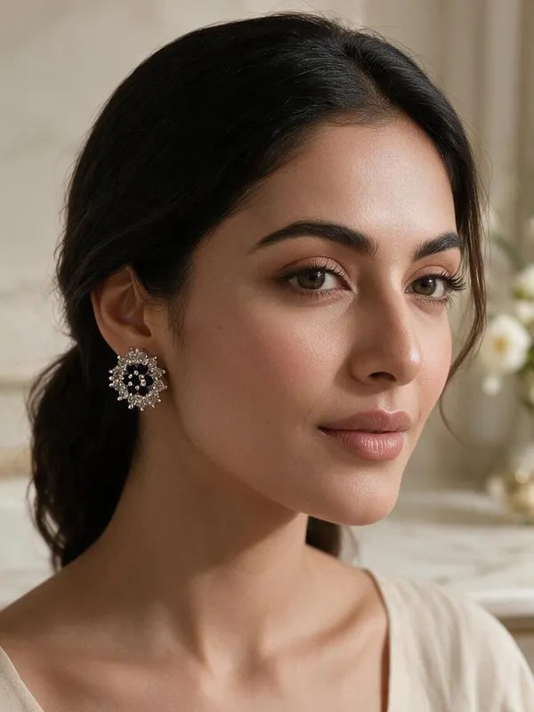 925_Silver_Midnight_Bloom_Studs_🖤✨