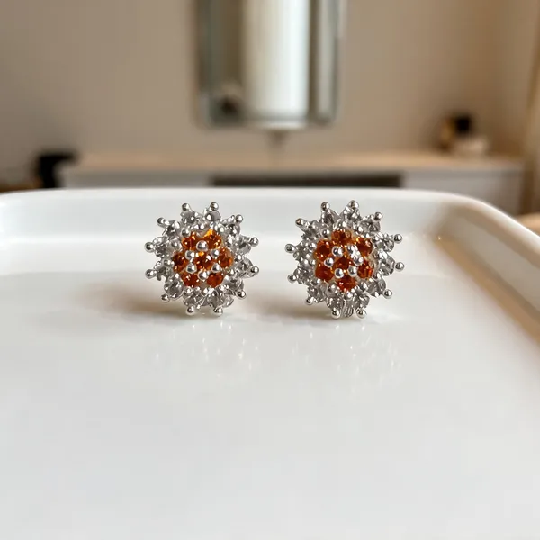 Silver_925_Sterling_Floral_Stone_Stud_Earrings_For_Women