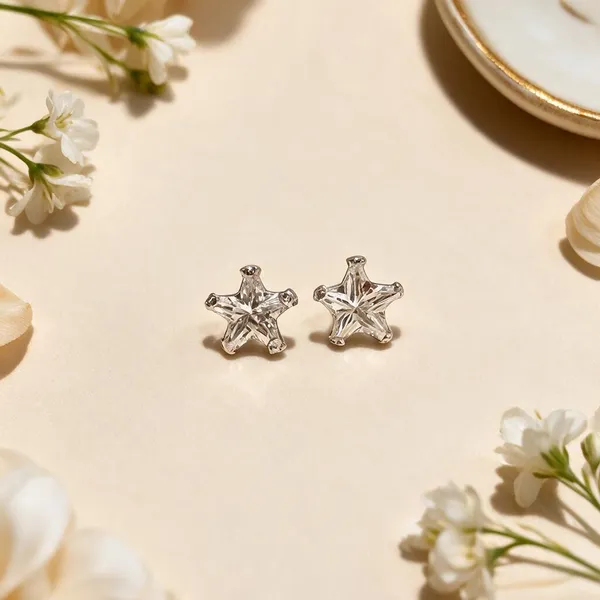 925_Clear_Star_Sterling_Silver_Studs