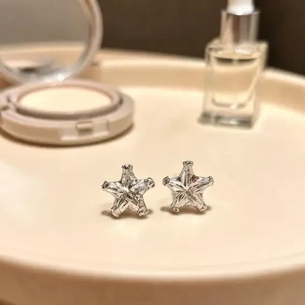 925_Clear_Star_Sterling_Silver_Studs