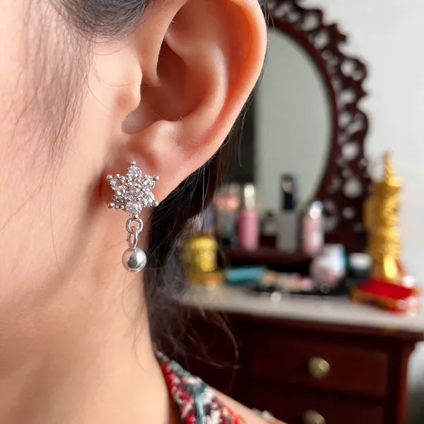 Silver_925_Silver_Floral_Drop_Earrings_For_Women