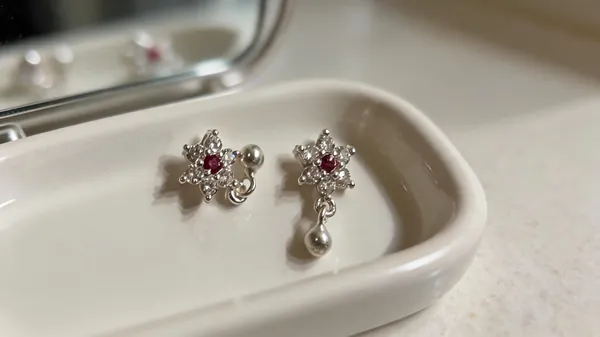 Silver_925_Silver_Floral_Crystal_Drop_Earrings_For_Women