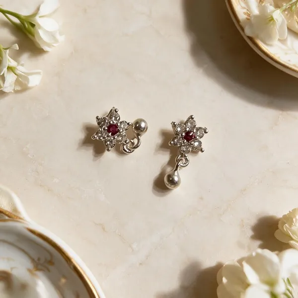925_Silver_Floral_Pearl_Drop_Studs