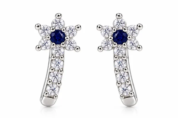 925_Sapphire_Flower_Star_Drop_STUDS
