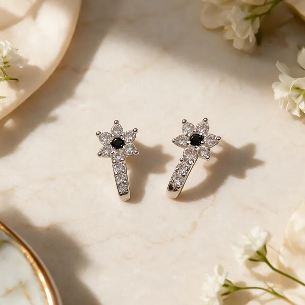 925_Silver_Star_Drop_Studs