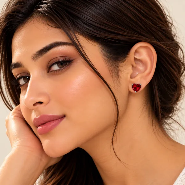 925_Red_Heart_Sterling_Silver_Studs