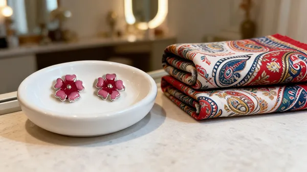 Pink_925_Silver_Floral_Stud_Earrings_For_Women