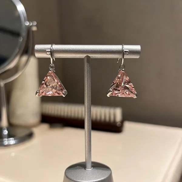 Brown_925_Sterling_Triangular_Drop_Earrings_For_Women