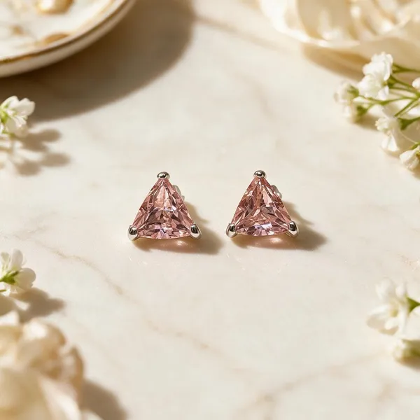 925_Pink_Triangle_Sterling_Silver_Studs