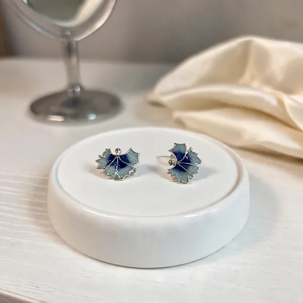 Blue_925_Silver_Floral_Stone_Stud_Earrings_For_Women